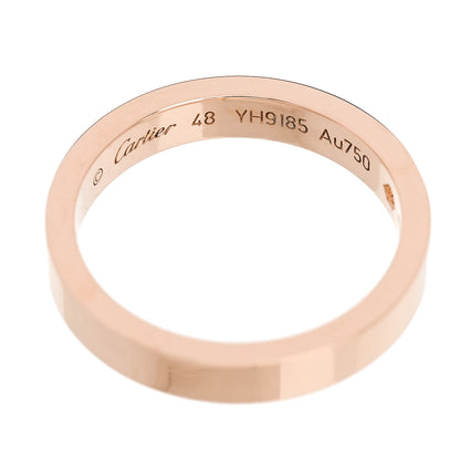 Cartier 18K Pink Gold Diamond 3mm C De Cartier Wedding Band Ring 48 4.5 4 of 6