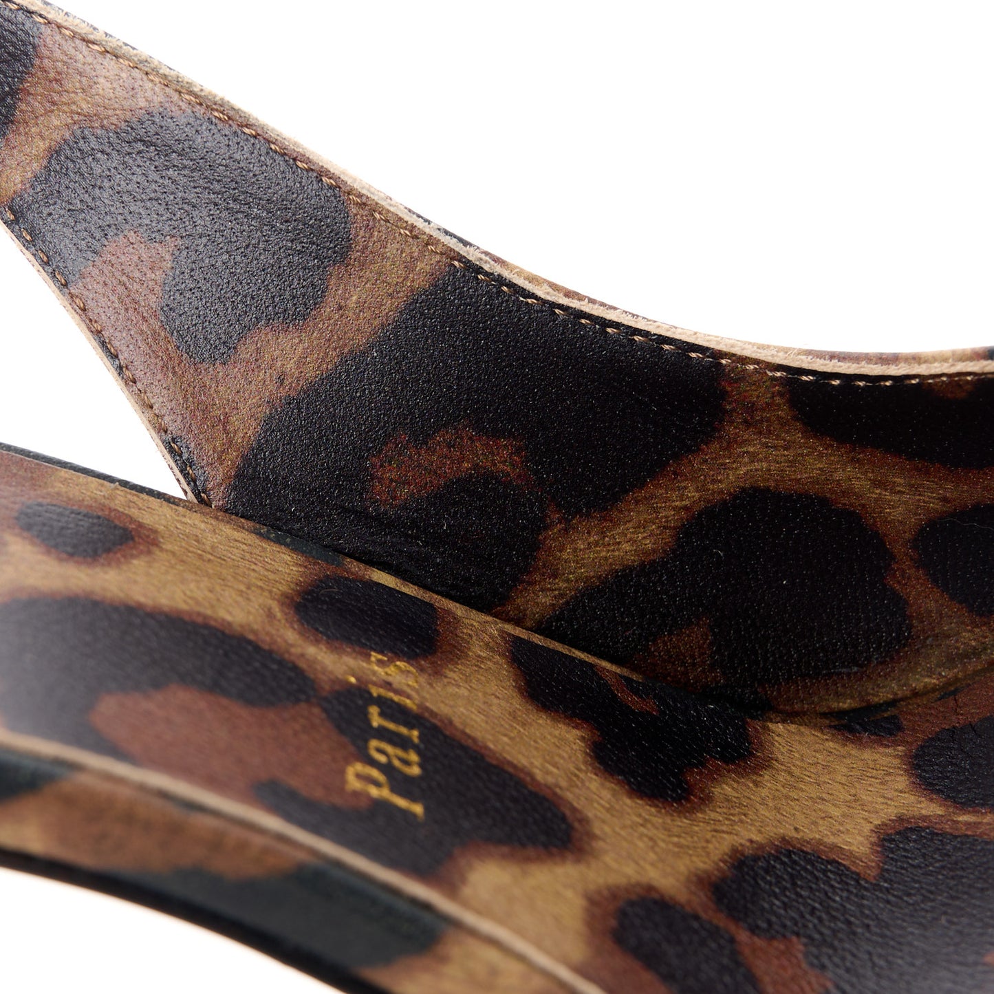Calfskin Leopard Jenlove Alta 120 Pumps 39 Brown