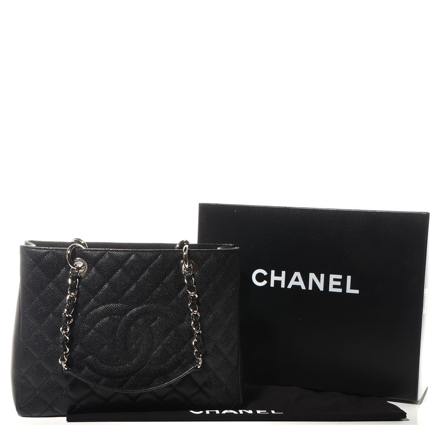 Caviar Grand Shopping Tote GST Black
