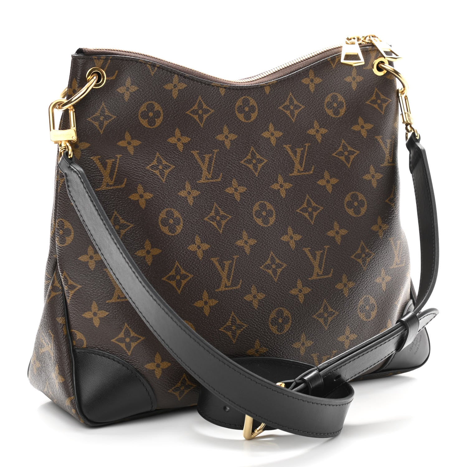 Louis Vuitton Monogram Odeon MM Black 3 of 11