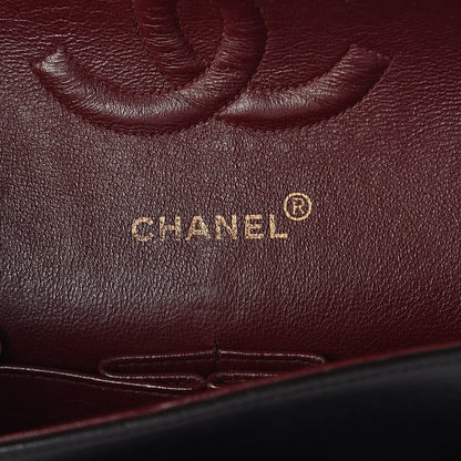 Chanel Lambskin Quilted Medium Double Flap Black 6 of 11