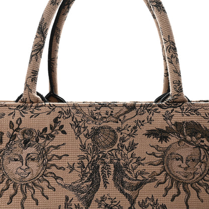 Christian Dior Canvas Embroidered Large Toile de Jouy Soleil Book Tote Beige 7 of 9
