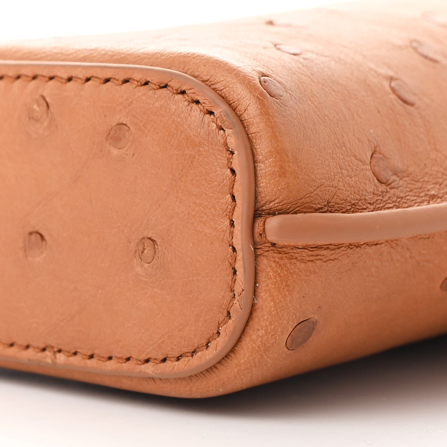 Loro Piana Ostrich Bale Phone Case Cognac 9 of 11