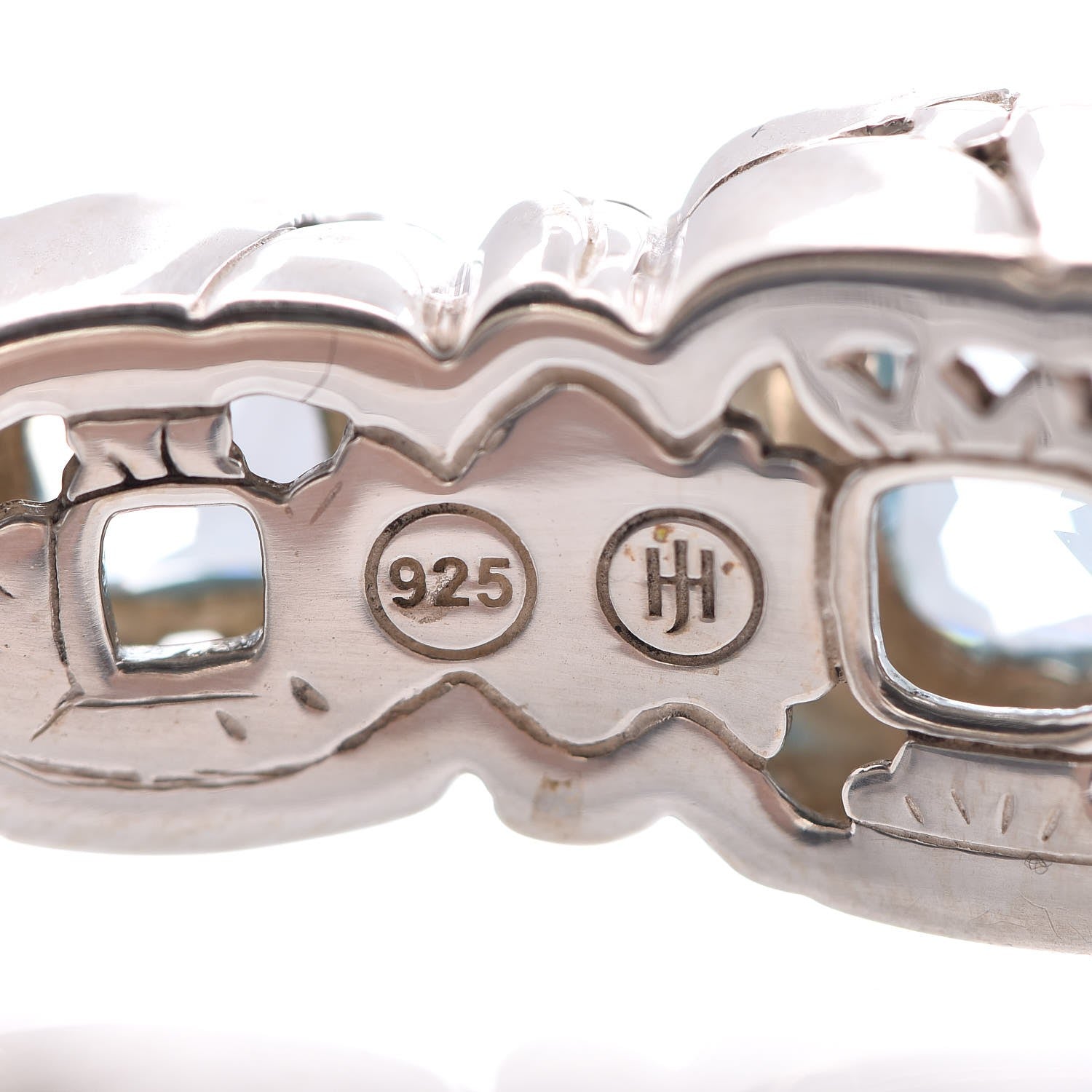 John Hardy Sterling Silver Blue Topaz Batu Kali Bracelet 4 of 4