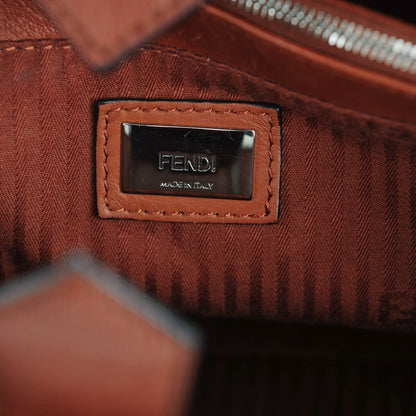 Fendi Vitello Elite Petite 2Jours Tote Walnut 6 of 7