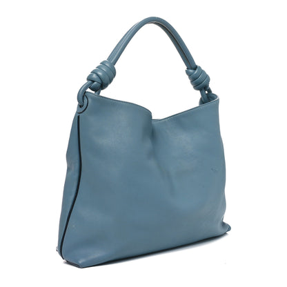 Loewe Calfskin Small Flamenco Knot Hobo Stone Blue 3 of 10