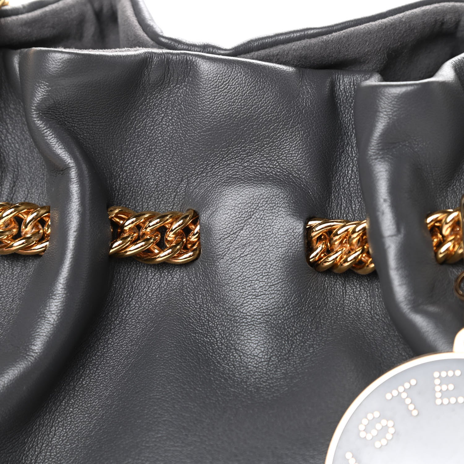 Stella McCartney Eco Alter Nappa Small Noma Soft Bucket Bag Grey 13 of 13