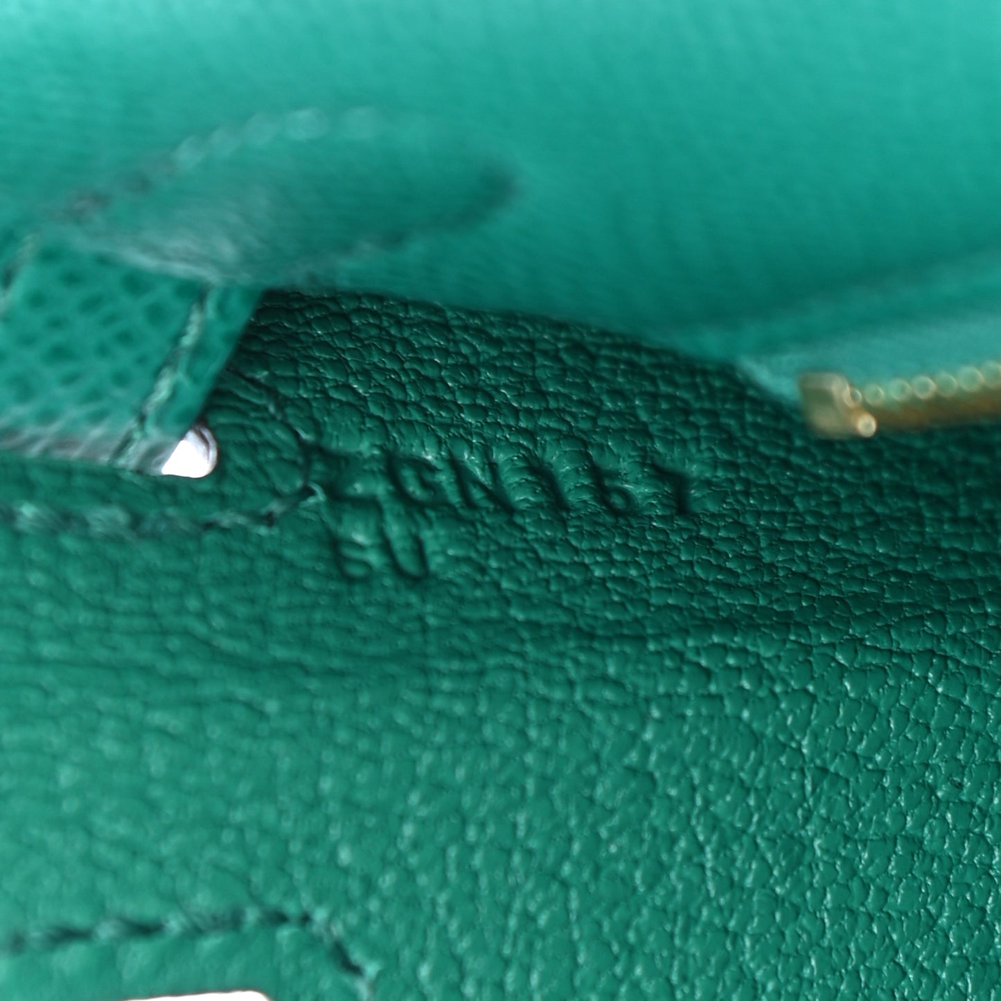 Epsom Kelly Sellier 25 Vert Jade