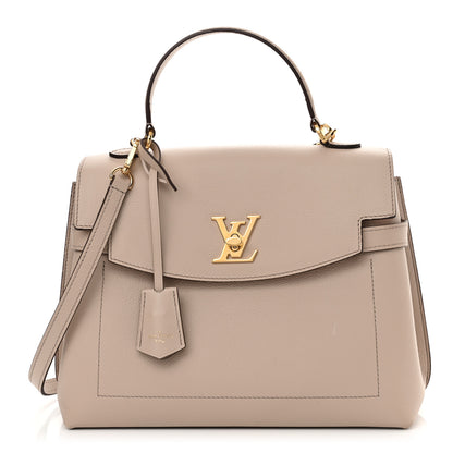 Louis Vuitton Soft Calfskin Lockme Ever MM Greige 1 of 9
