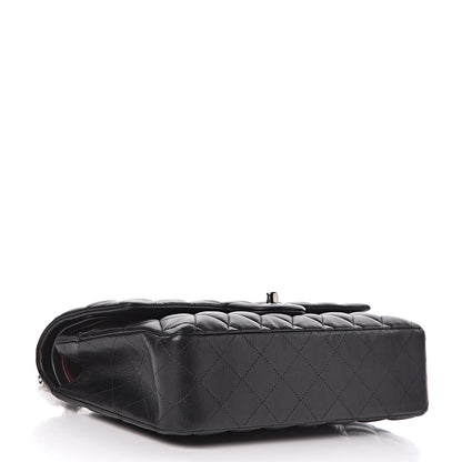 Chanel Lambskin Quilted Medium Double Flap Black 5 of 18