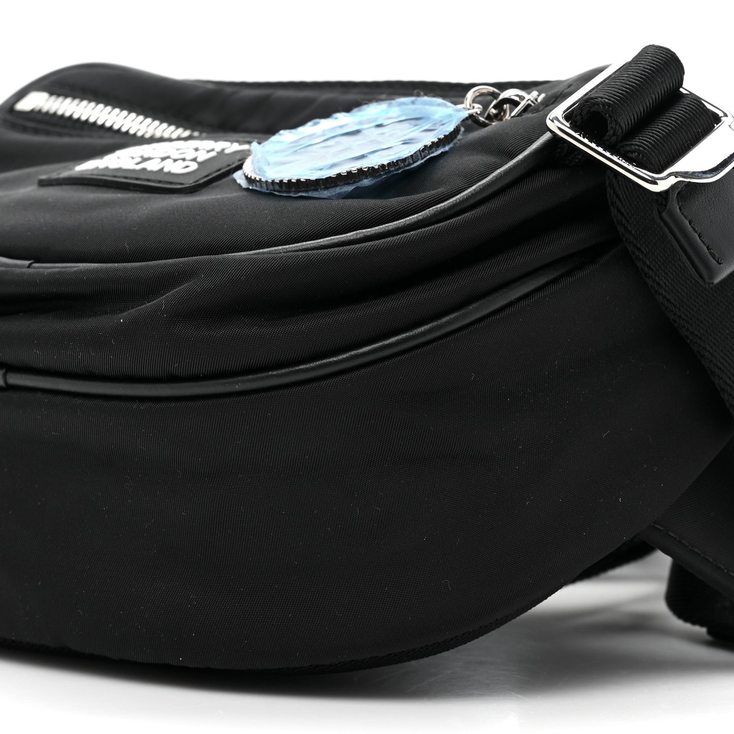 Econyl Logo Print Bum Bag Black