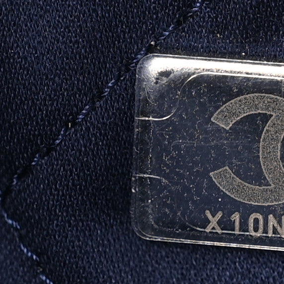 Chanel Shiny Calfskin Quilted Chanel 22 Navy Blue 7 of 10