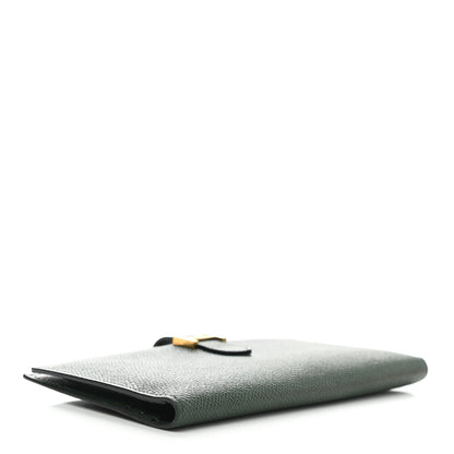 Hermes Epsom Bearn Gusset Wallet Vert Anglais 4 of 8