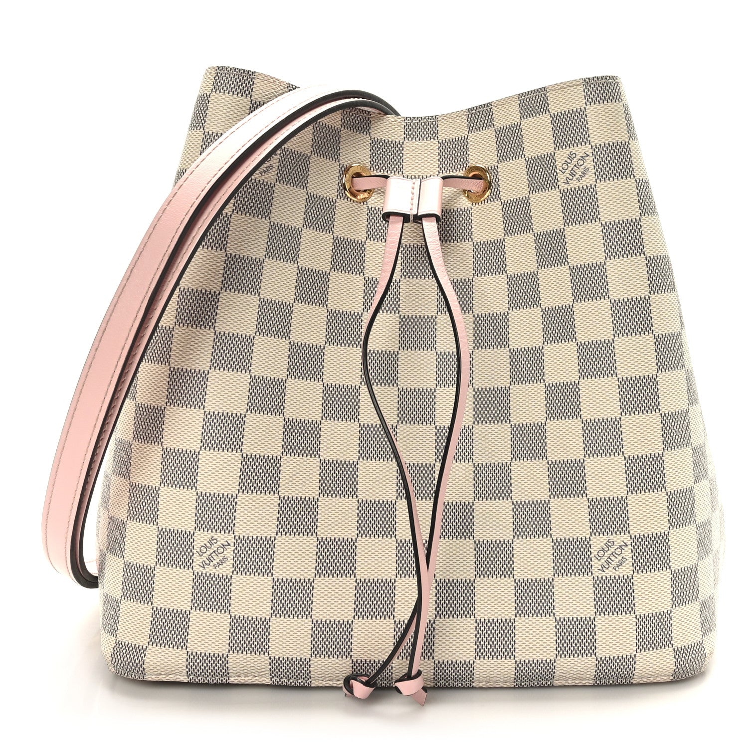 Louis Vuitton Damier Azur Neonoe MM Eau De Rose 1 of 10