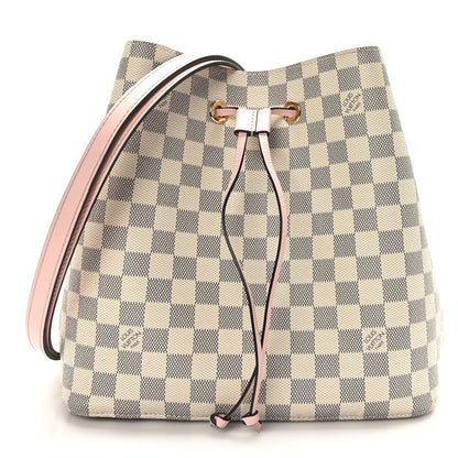 Louis Vuitton Damier Azur Neonoe MM Eau De Rose 1 of 10