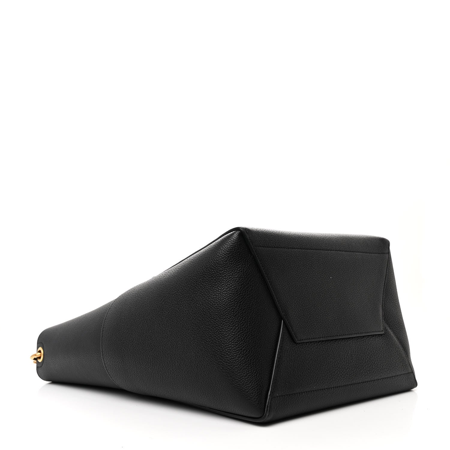Celine Soft Grained Calfskin Sangle Bucket Bag Black 4 of 13
