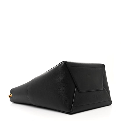 Celine Soft Grained Calfskin Sangle Bucket Bag Black 4 of 13