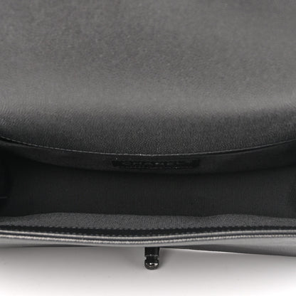 Chanel Caviar Quilted Medium Boy Flap So Black 5 of 10