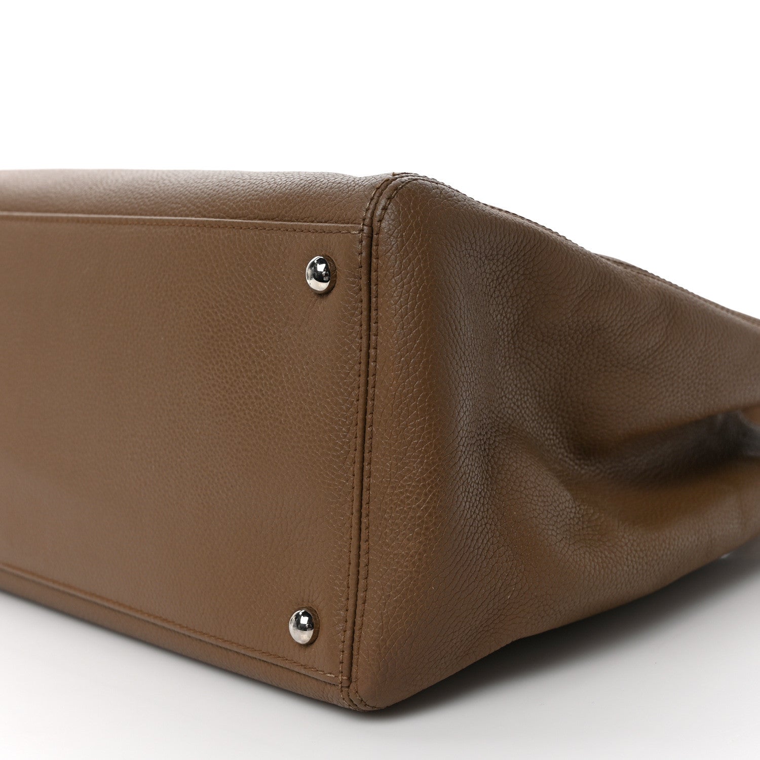 Chanel Calfskin Cerf Executive Shopper Tote Light Brown 9 of 11