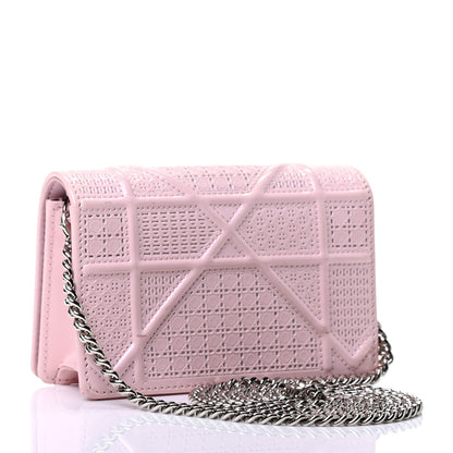 Christian Dior Patent Micro-Cannage Baby Diorama Flap Bag Pale Pink 3 of 5