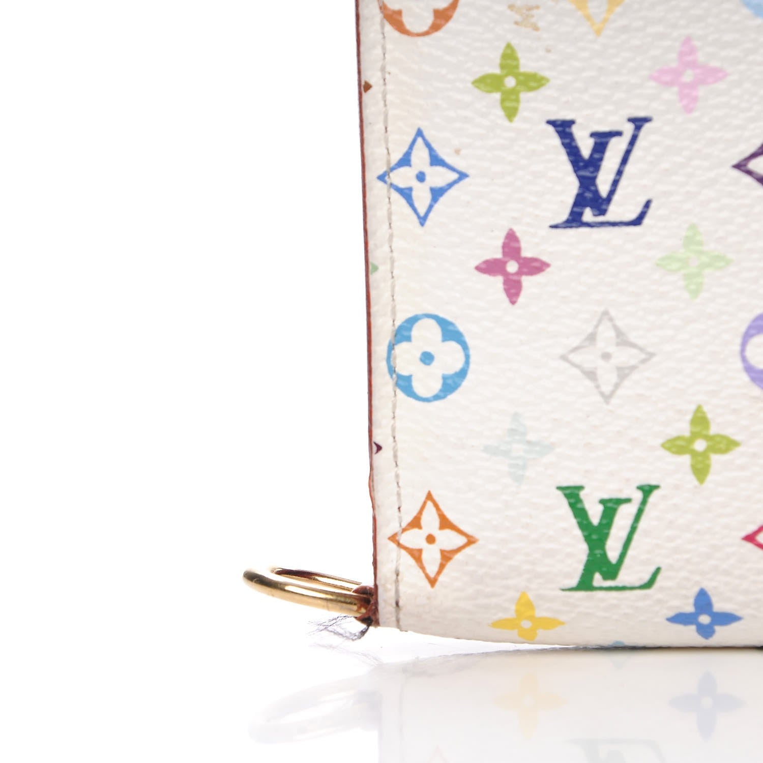 Louis Vuitton Monogram Multicolor Insolite Wallet White Eglantine 7 of 7