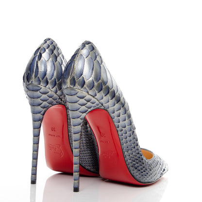Christian Louboutin Python Armure So Kate 120 Pumps Eclipse 2 of 5