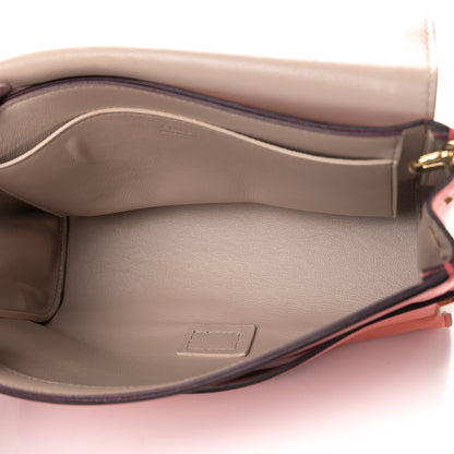 Chloe Lambskin Medium Elle Chain Clutch Coral Pop 4 of 4