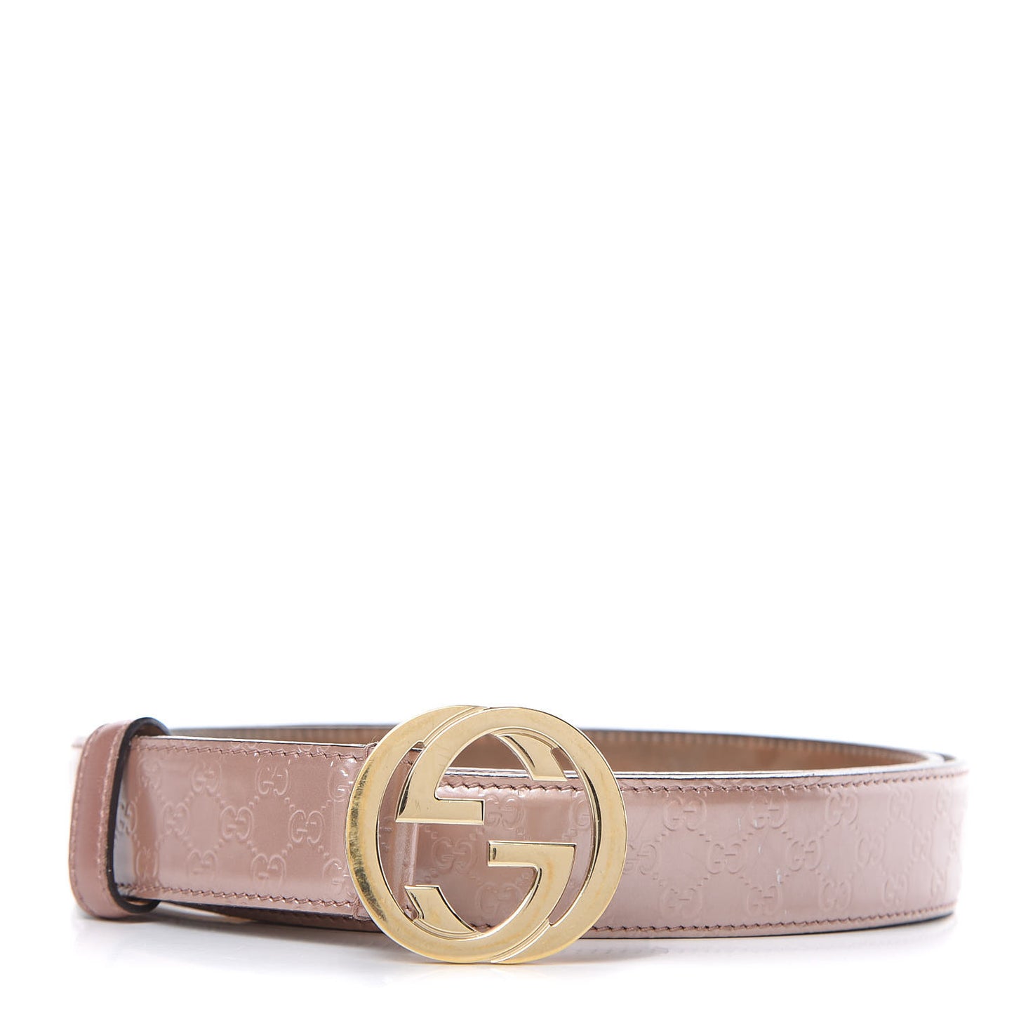 Guccissima Interlocking G Belt 95 38 Winter Rose
