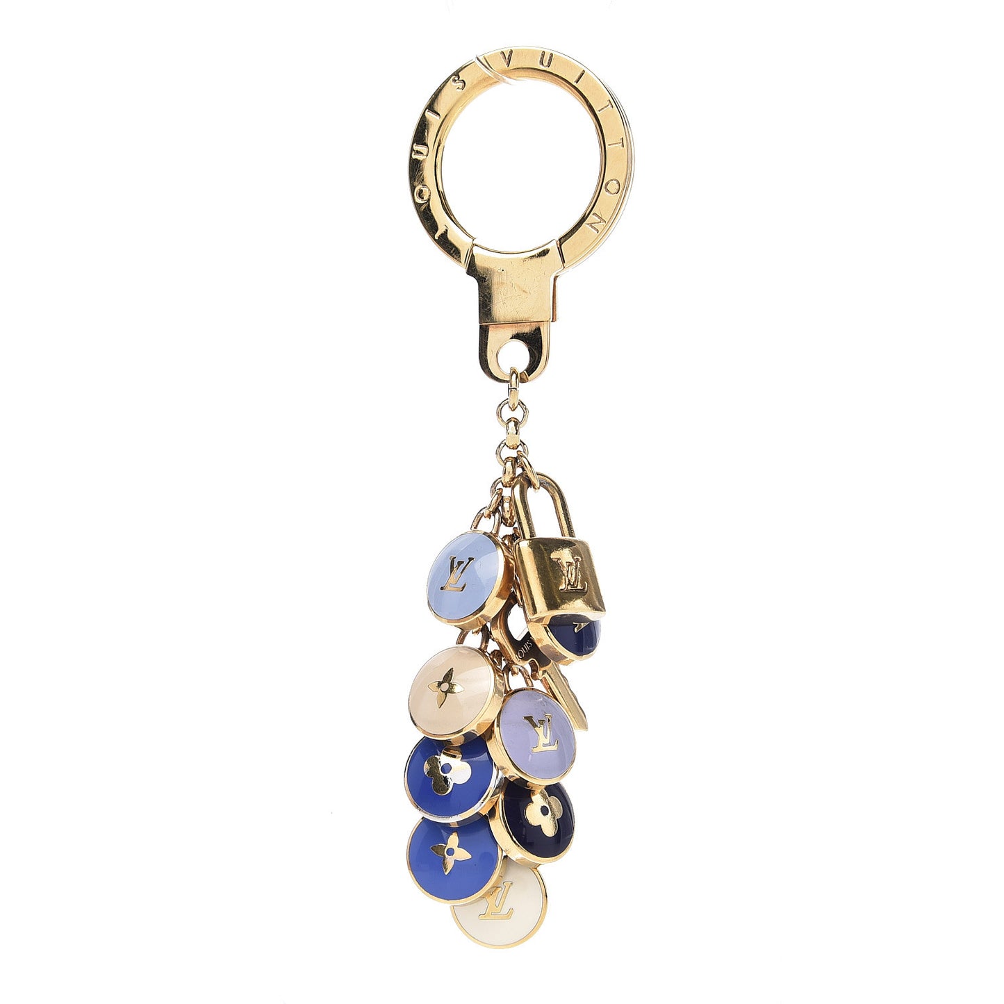 Pastilles Key Chain Bag Charm Blue