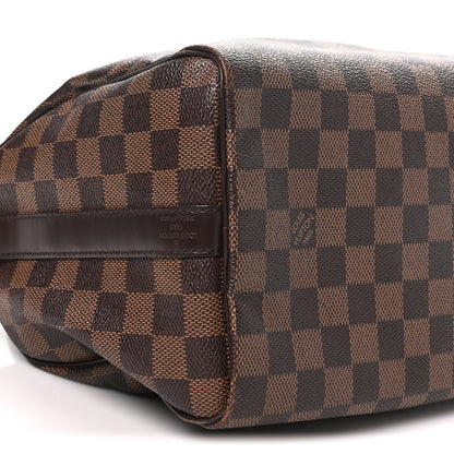 Louis Vuitton Damier Ebene Speedy Bandouliere 25 9 of 10