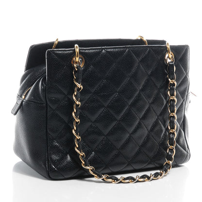Chanel Caviar Quilted Petit Timeless Tote PTT Black 3 of 7