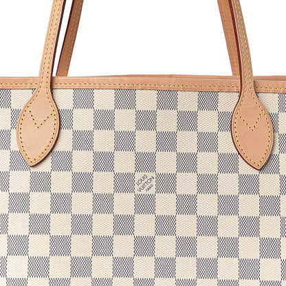 Louis Vuitton Damier Azur Neo Neverfull MM Rose Ballerine 11 of 11