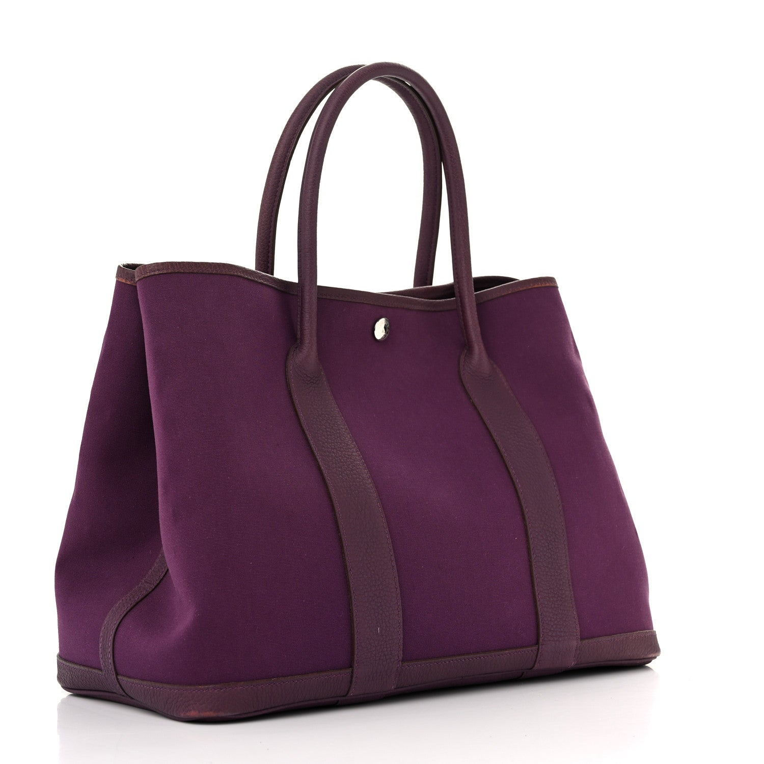 Hermes Toile Negonda Garden Party Tote 36 MM Cassis 3 of 11