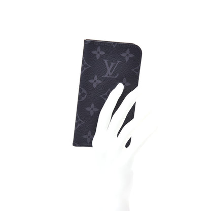 Louis Vuitton Monogram Eclipse iPhone X/XS Folio Case 2 of 6