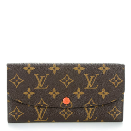 Louis Vuitton Monogram Emilie Wallet Piment 1 of 7