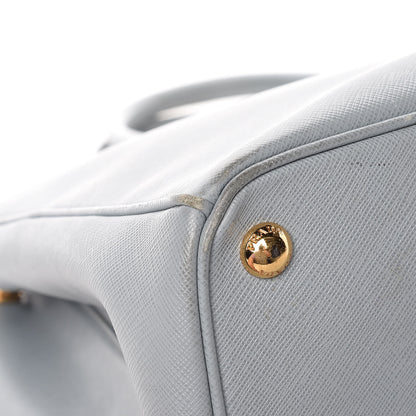 Prada Saffiano Lux Large Galleria Double Zip Tote Lago 16 of 21