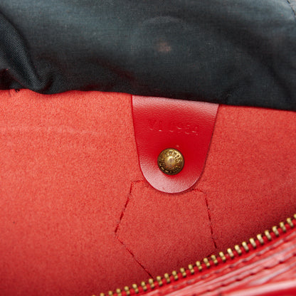 Louis Vuitton Epi Speedy 25 Castillan Red 8 of 11