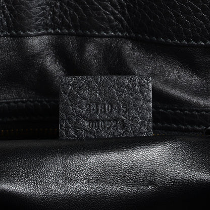 Gucci Snakeskin G Square Medium Shoulder Bag Black 7 of 7