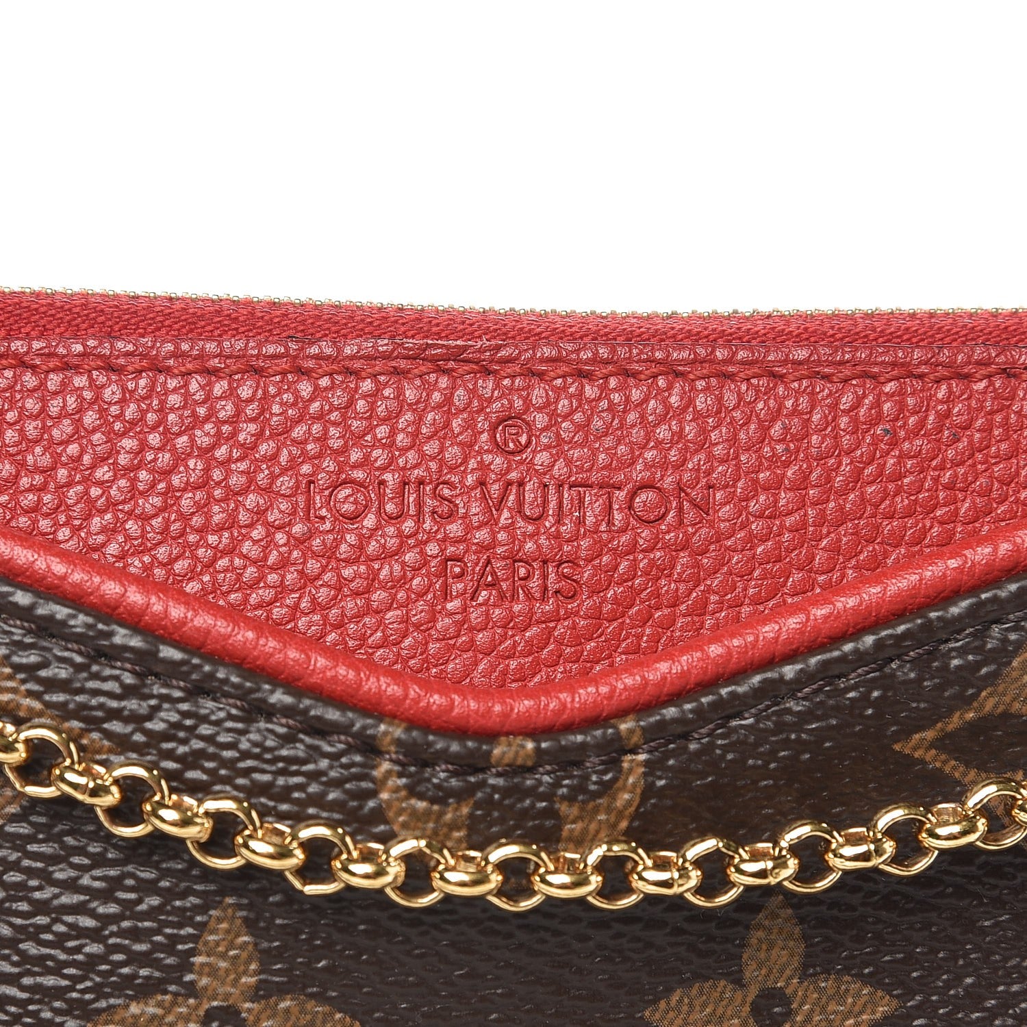 Louis Vuitton Monogram Pallas Clutch Cherry 9 of 9