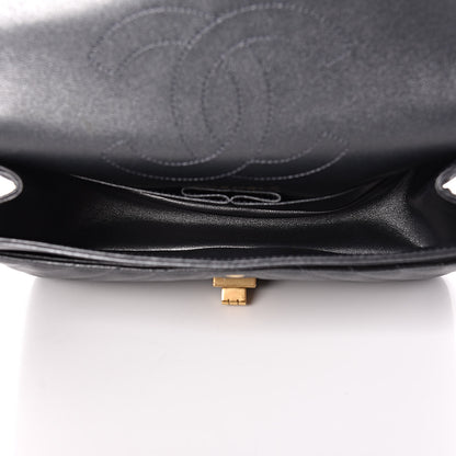 Chanel Metallic Sheepskin Chevron Quilted 2.55 Reissue 225 Flap Dark Silver 5 of 10