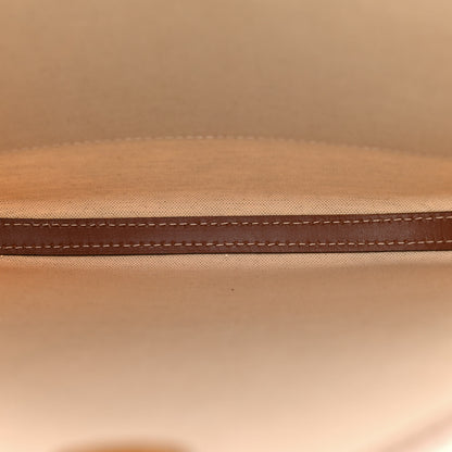 Burberry Canvas Smooth Calfskin Horseferry Print Medium Anne Hobo Natural Tan 5 of 14