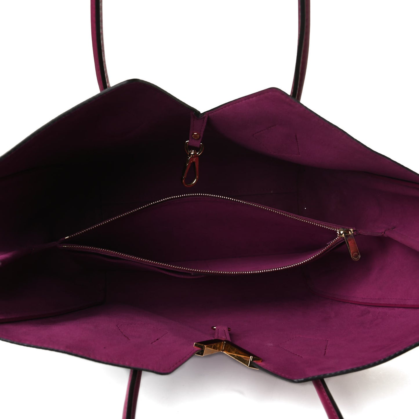 Calfskin Monogram Kimono Tote Grape
