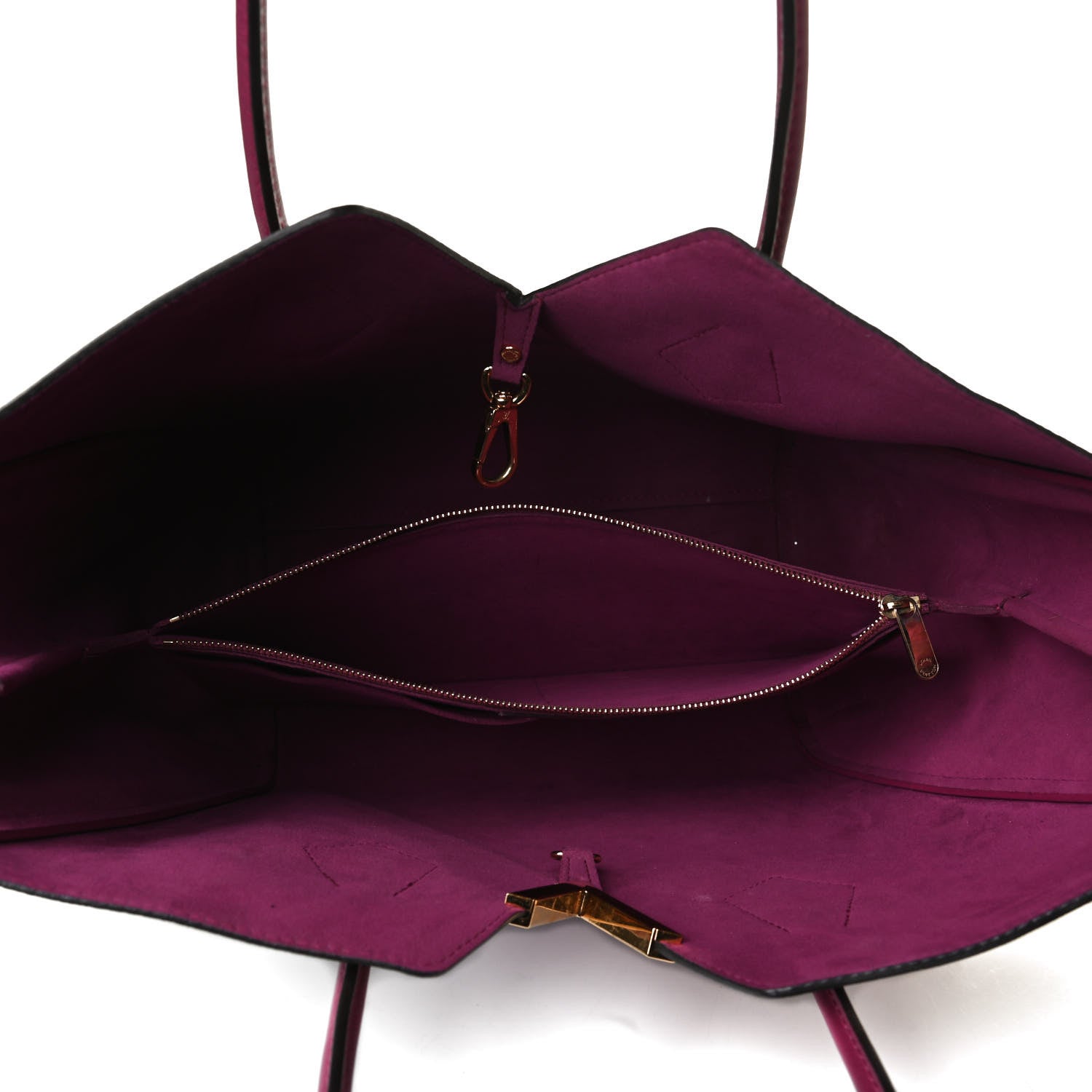 Louis Vuitton Calfskin Monogram Kimono Tote Grape 5 of 16