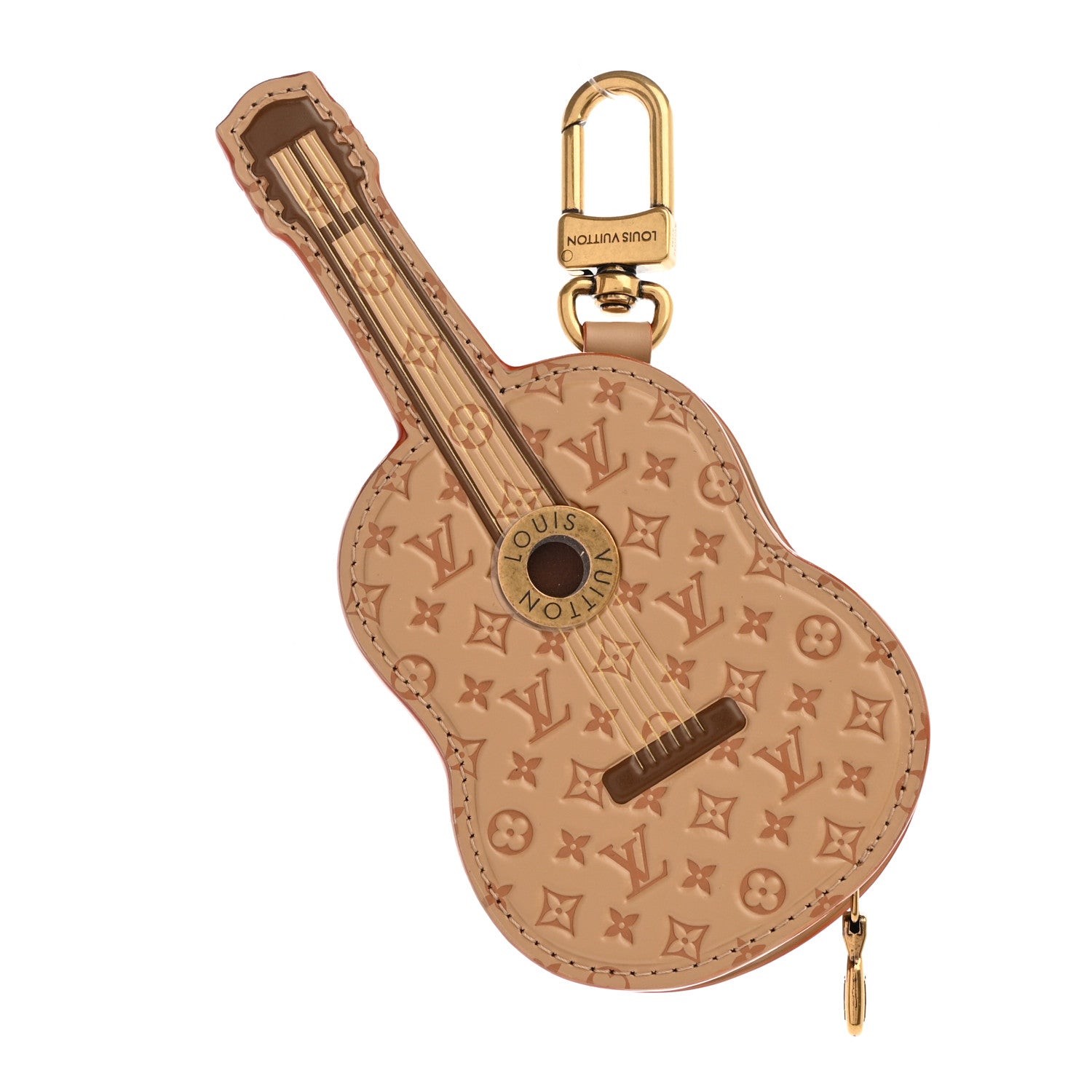 Louis Vuitton Monogram Calfskin Guitar Pouch Charm Bag Charm 1 of 6