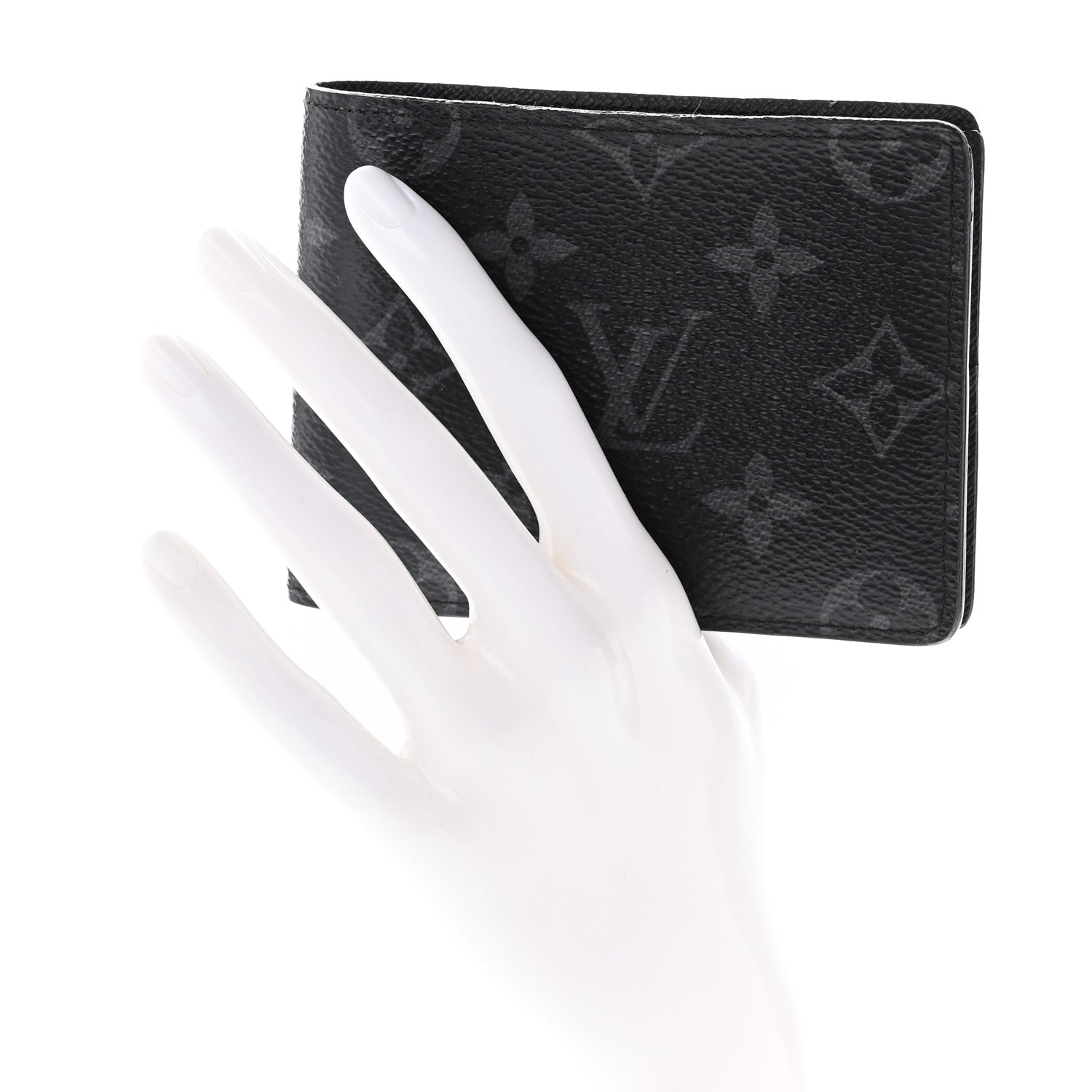 Louis Vuitton Monogram Eclipse Slender Wallet 2 of 9