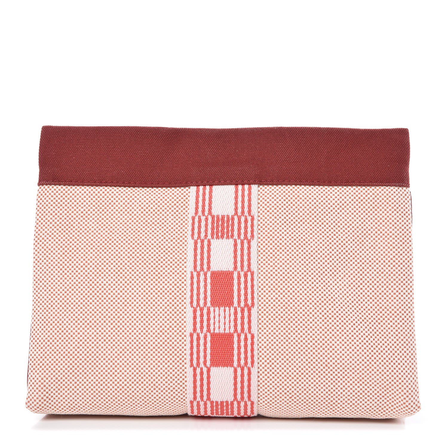 Hermes Toile Trousse De Voyage Jimetou PM Terracota 1 of 6