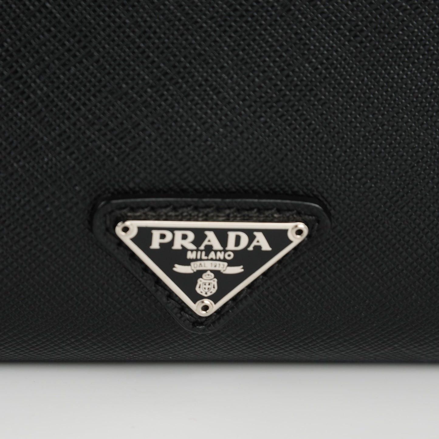 Saffiano Clutch Black