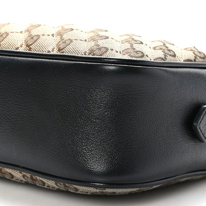 Gucci Monogram Matelasse Diagonal Small GG Marmont Chain Shoulder Bag Beige Black 9 of 11