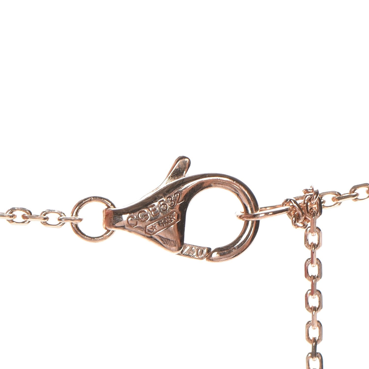 Cartier 18K Pink Gold Diamond Pink Opal XS Amulette de Cartier Pendant Necklace 5 of 6