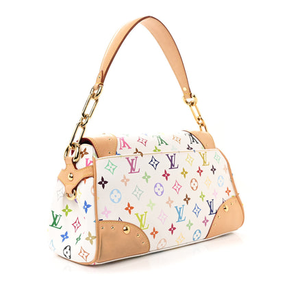 Louis Vuitton Monogram Multicolor Beverly MM White 3 of 11